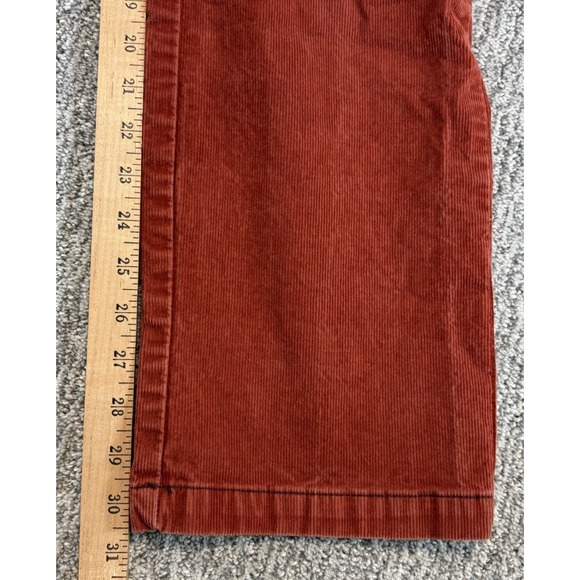 Prana Canyon Corduroy Pants Womens Size 4 Rust Straight Skinny Stretch Casual - Picture 5 of 6